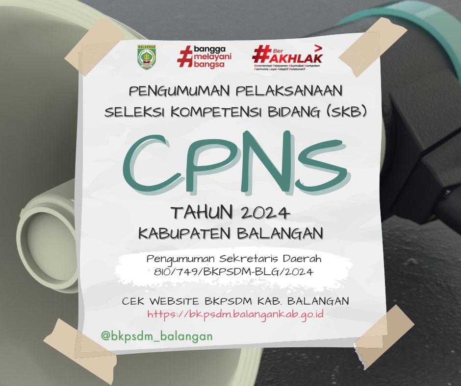 Pengumuman Pelaksanaan SKB CPNS Tahun 2024
