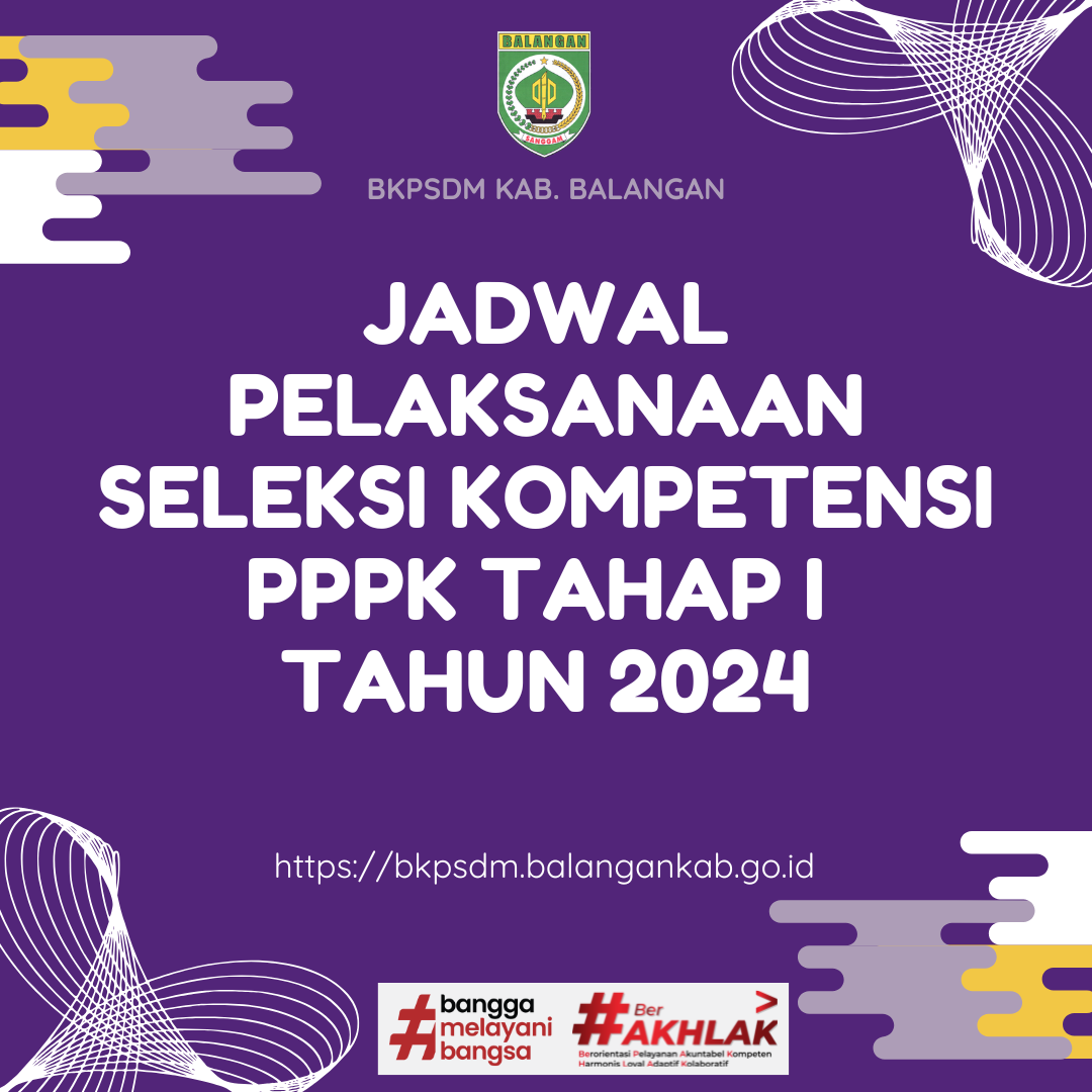 Jadwal Pelaksanaan Seleksi Kompetensi PPPK Tahap I Tahun 2024
